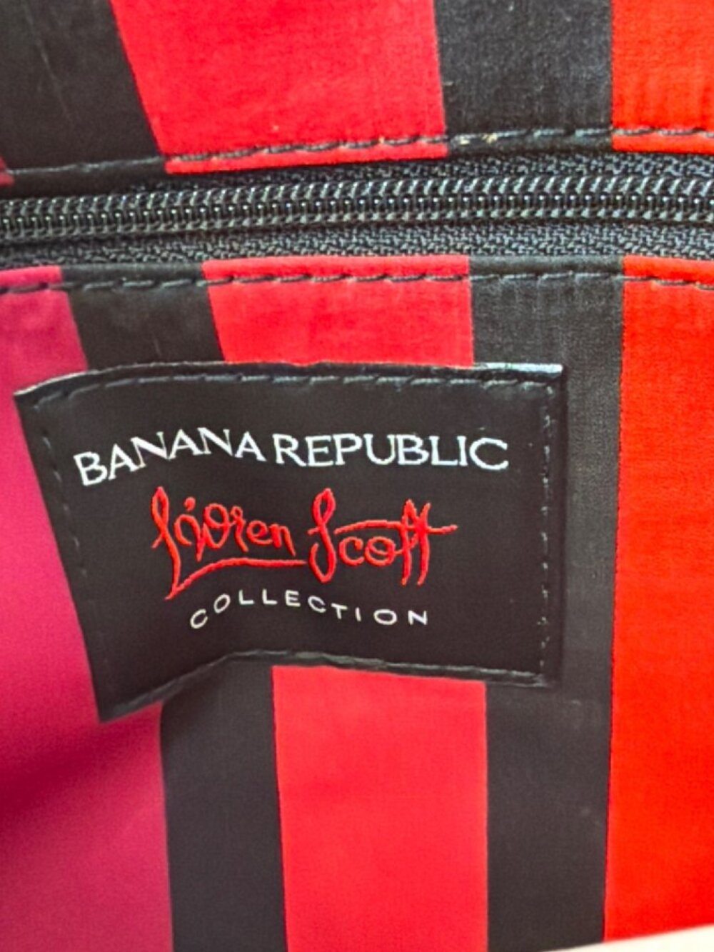Banana Republic L’Wren Scott Red Beaded Lips Shoulder Bag Clutch Purse NEW - Picture 9 of 11